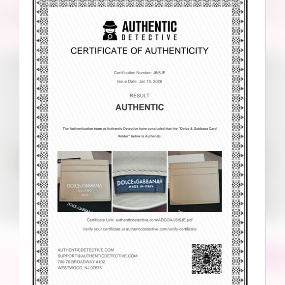 Dolce & Gabbana Card Holder 🤍 D&G - Picture 7 of 7